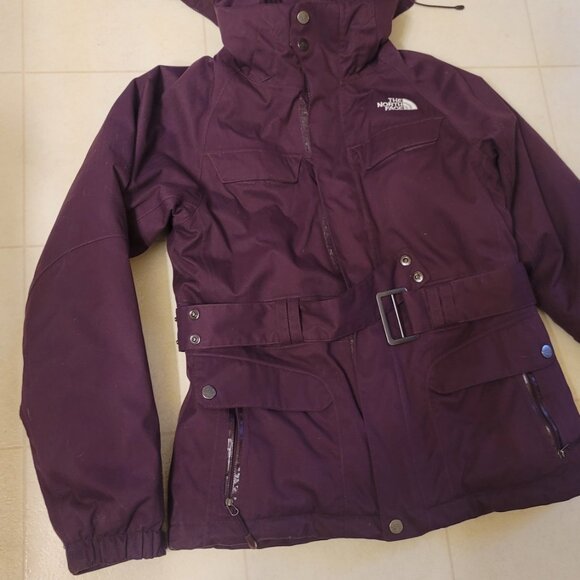 The North Face Women’s Ski Snow Hooded Jacket Dark Purple Size XS/TP - Picture 7 of 16